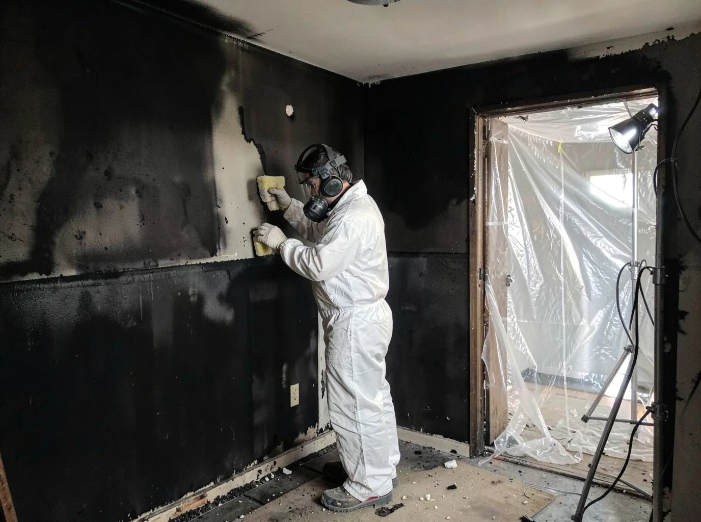 Fire Damage Restoration company in Rozel, KS